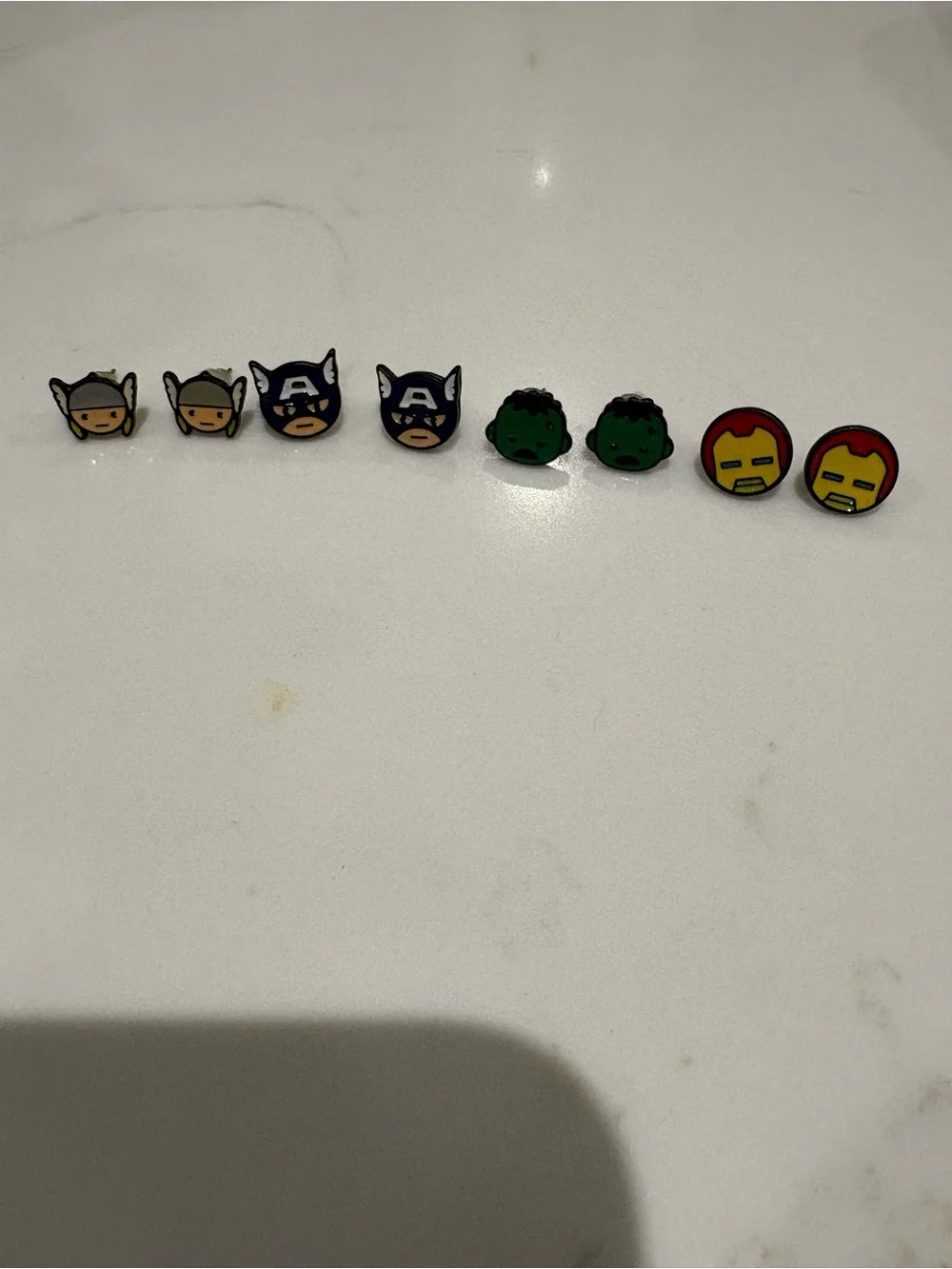 NWOT Marvel Avengers Earrings 4 Pairs